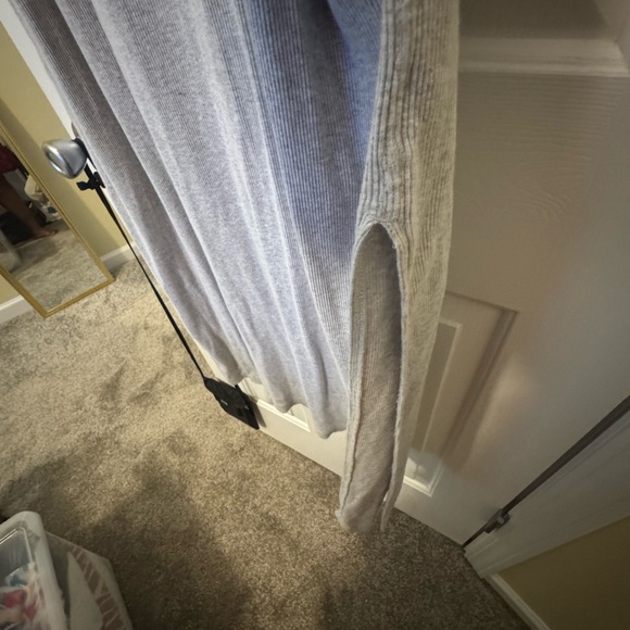 Universal Thread Light Gray Ribbed Dress - Picture 4 of 4